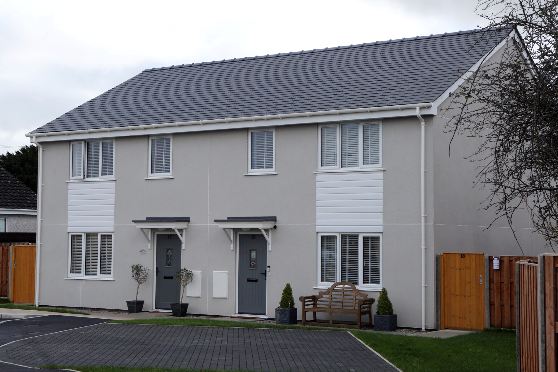 The new Grwp Cynefin homes, Llain Delyn, Gwalchmai