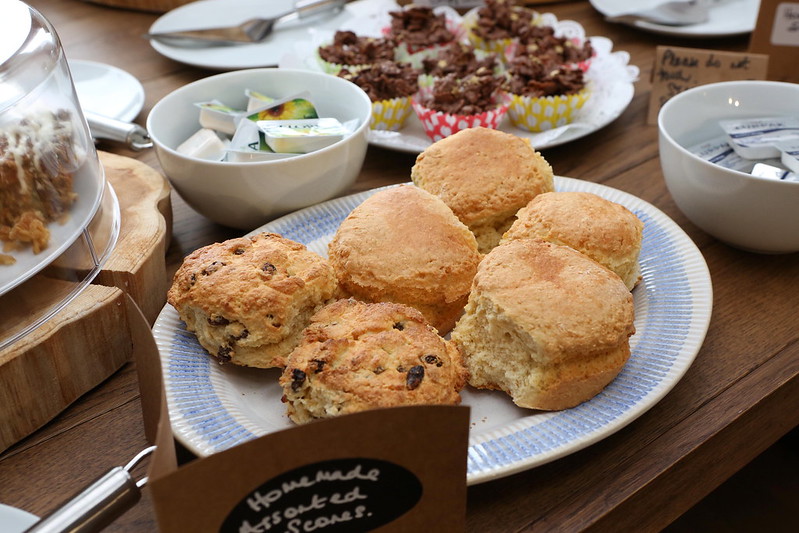 selection of cakes available at the cafe