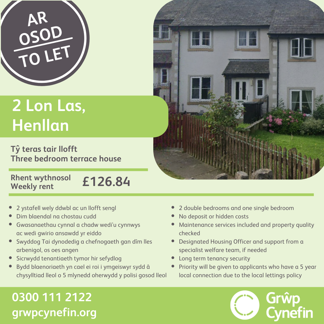 Homes to rent in Denbighshire Grŵp Cynefin